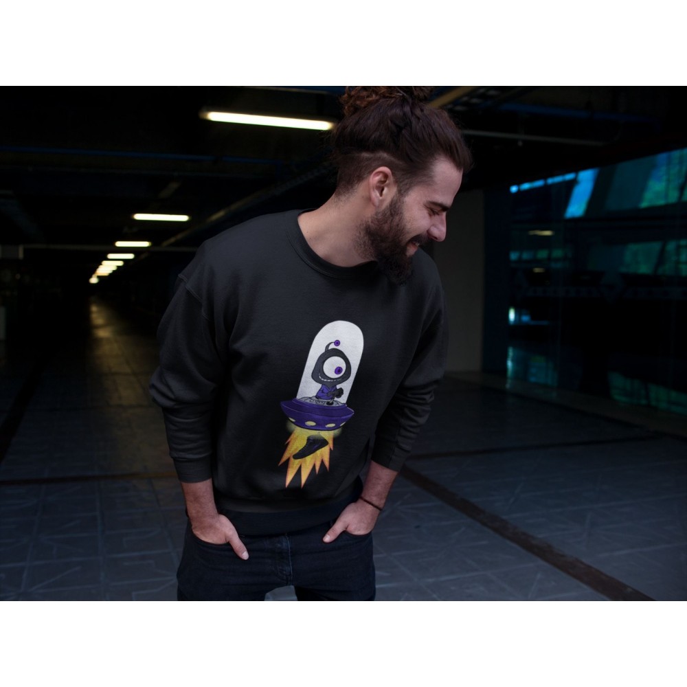 ALIEN SWEATSHIRT - AIR JORDAN 12 DARK CONCORD