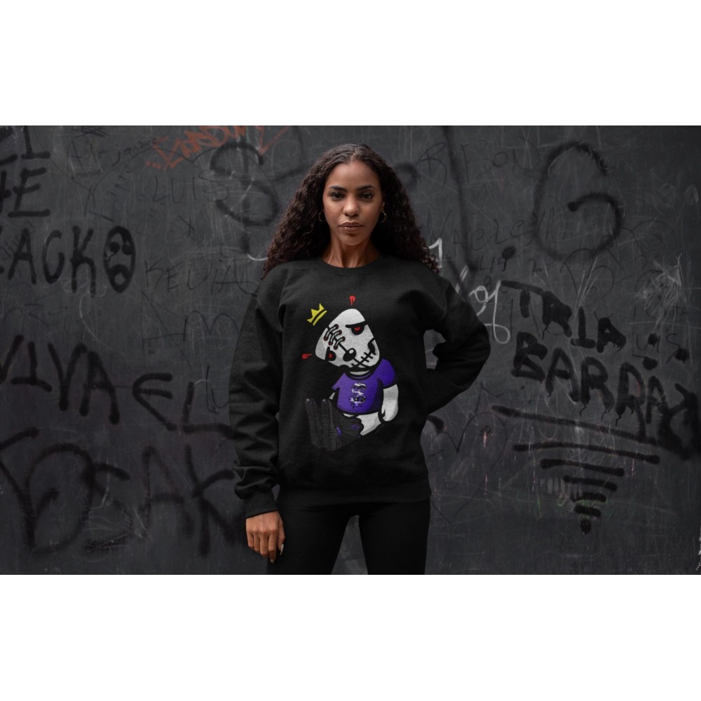 DEAD DOLLS SWEATSHIRT - AIR JORDAN 12 DARK CONCORD