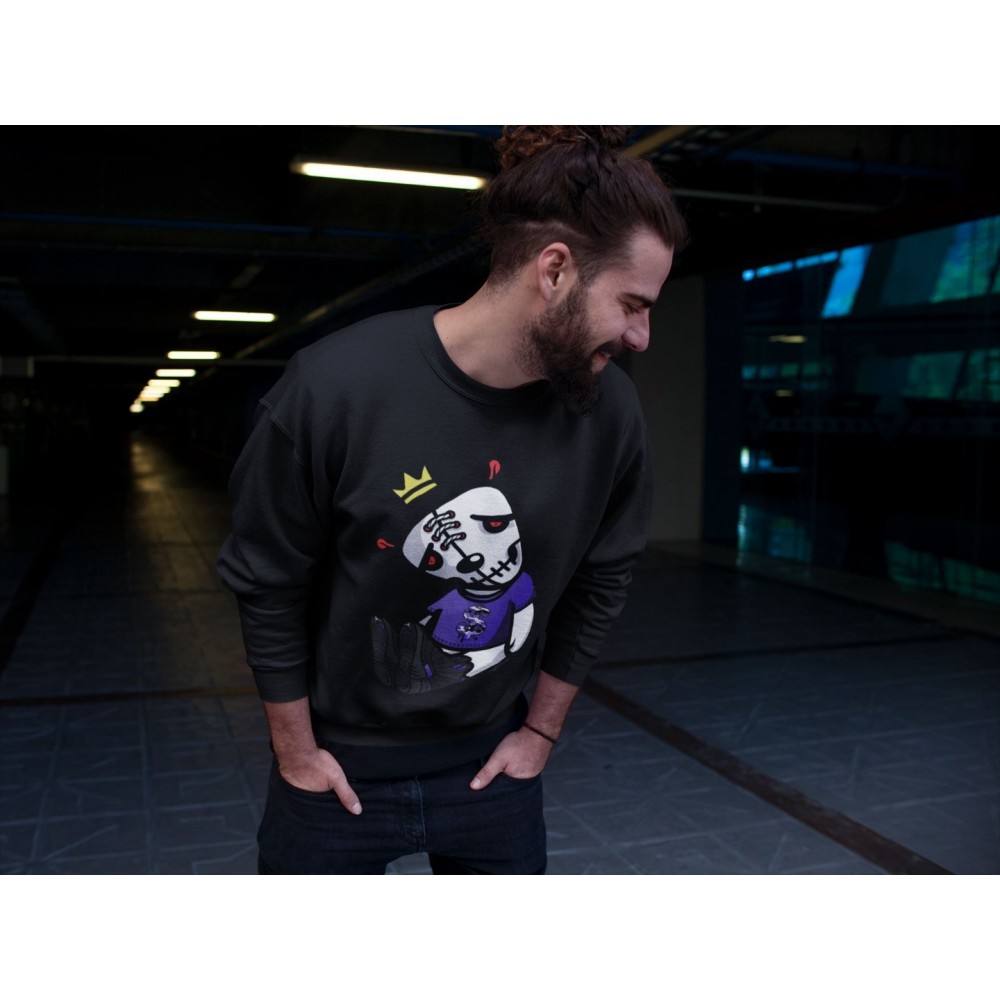 DEAD DOLLS SWEATSHIRT - AIR JORDAN 12 DARK CONCORD