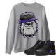 ENGLISH BULLDOG SWEATSHIRT - AIR JORDAN 12 DARK CONCORD