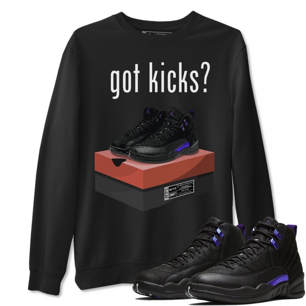 GOT KICKS SWEATSHIRT - AIR JORDAN 12 DARK CONCORD