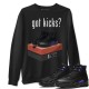 GOT KICKS SWEATSHIRT - AIR JORDAN 12 DARK CONCORD