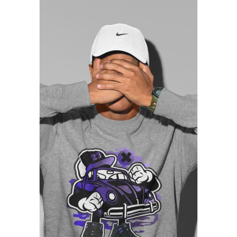 STREET BEETLE SWEATSHIRT - AIR JORDAN 12 DARK CONCORD