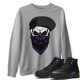 SKULL HAT SWEATSHIRT - AIR JORDAN 12 DARK CONCORD