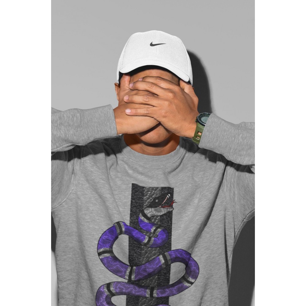 SNAKE SWEATSHIRT - AIR JORDAN 12 DARK CONCORD