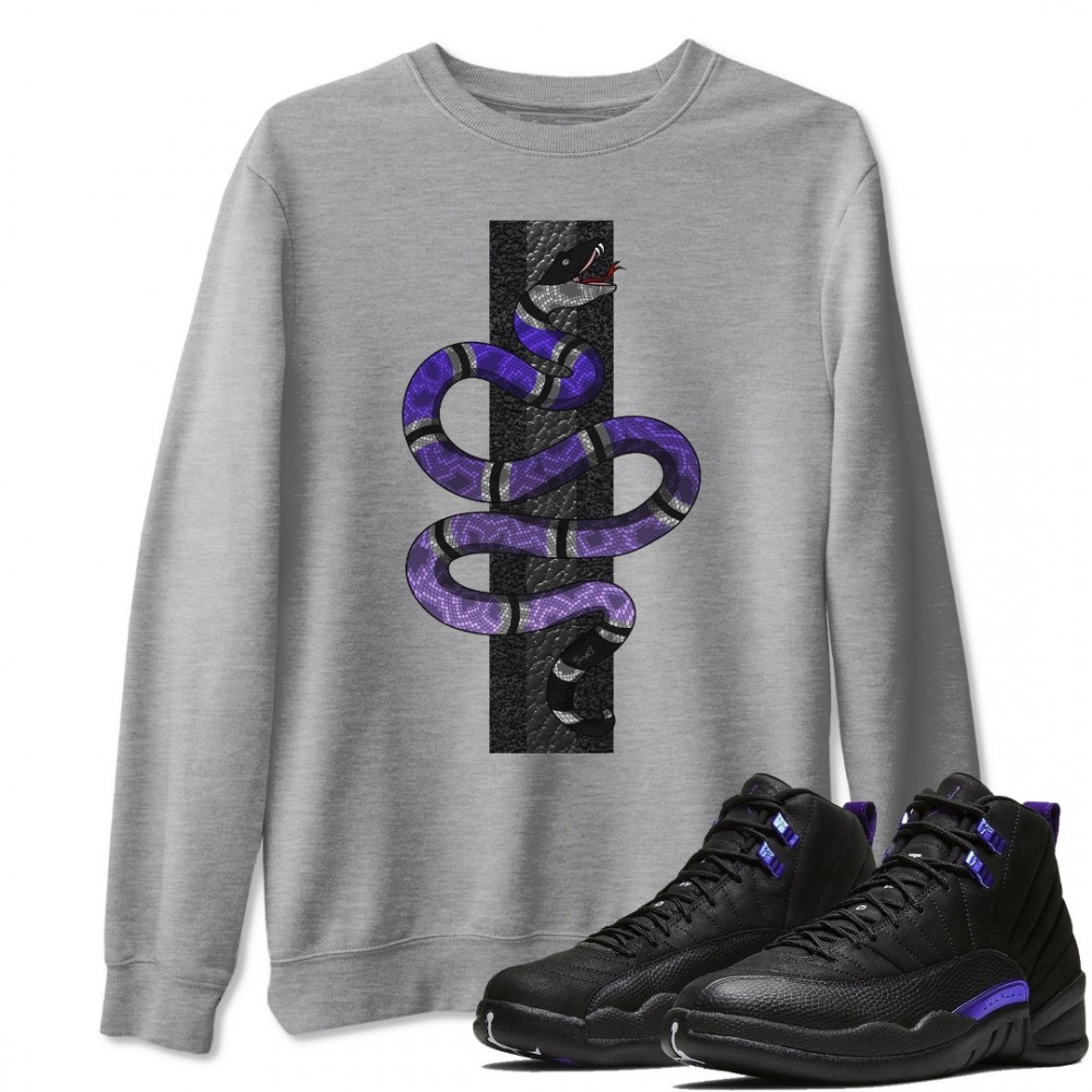 SNAKE SWEATSHIRT - AIR JORDAN 12 DARK CONCORD