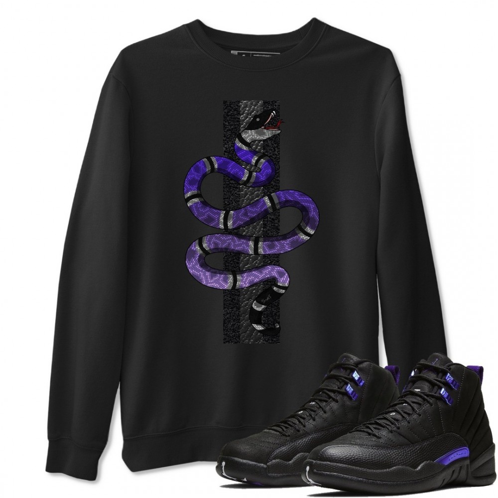 SNAKE SWEATSHIRT - AIR JORDAN 12 DARK CONCORD