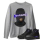 WARNING SWEATSHIRT - AIR JORDAN 12 DARK CONCORD