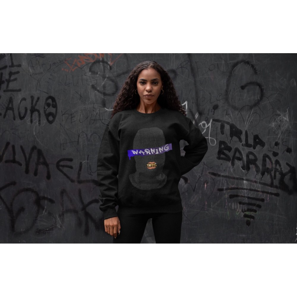 WARNING SWEATSHIRT - AIR JORDAN 12 DARK CONCORD