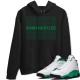 BORN HUSTLER HOODIE - AIR JORDAN 13 LUCKY GREEN