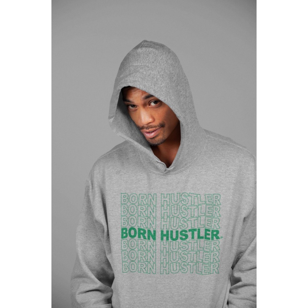 BORN HUSTLER HOODIE - AIR JORDAN 13 LUCKY GREEN