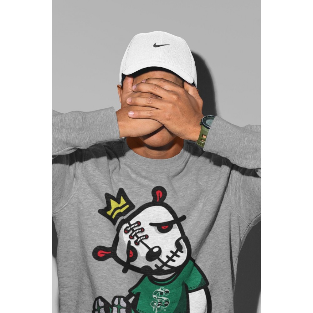 DEAD DOLLS SWEATSHIRT - AIR JORDAN 13 LUCKY GREEN