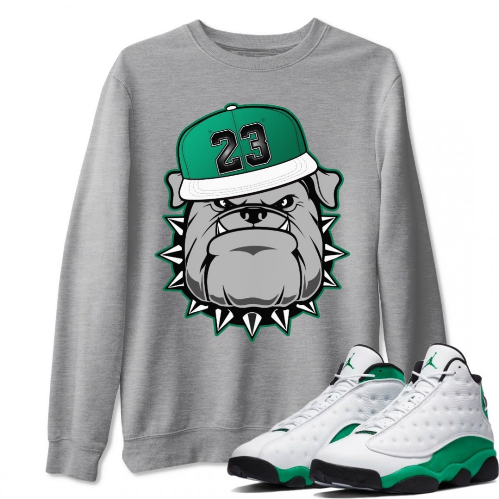 ENGLISH BULLDOG SWEATSHIRT - AIR JORDAN 13 LUCKY GREEN