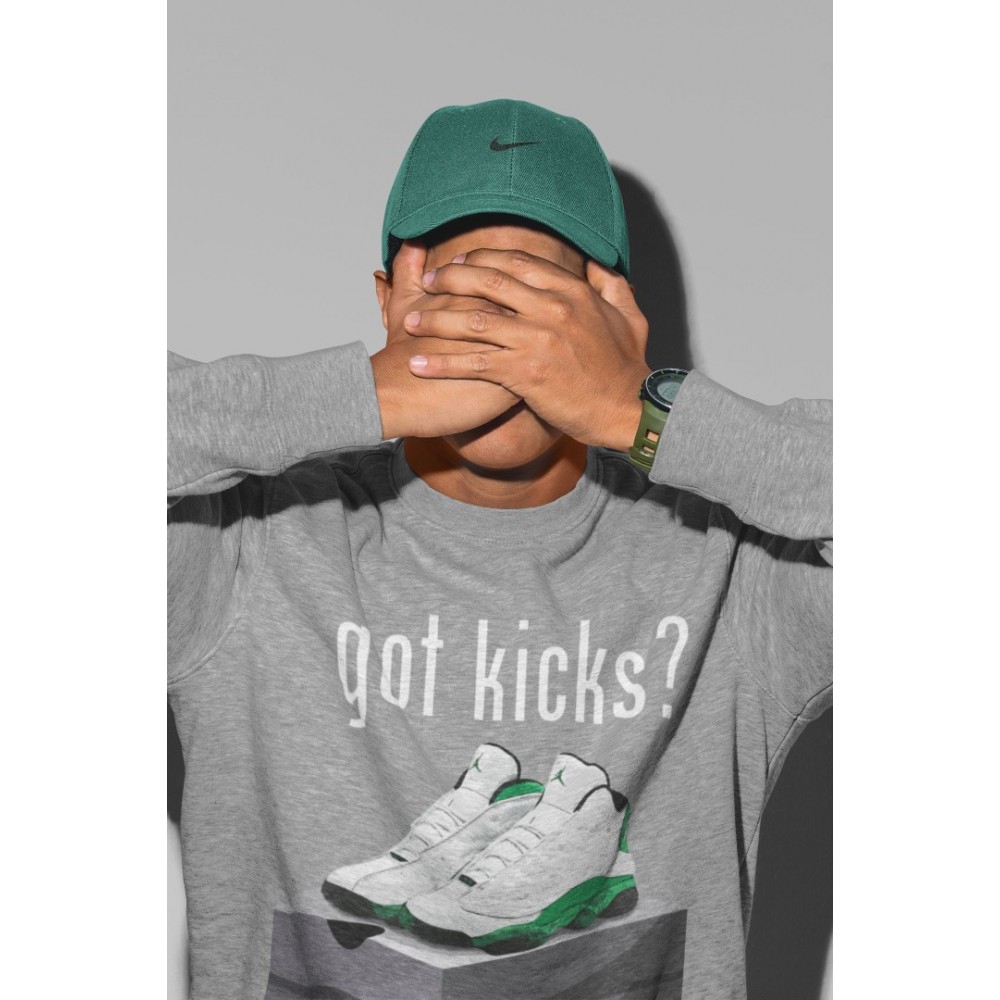 GOT KICKS SWEATSHIRT - AIR JORDAN 13 LUCKY GREEN