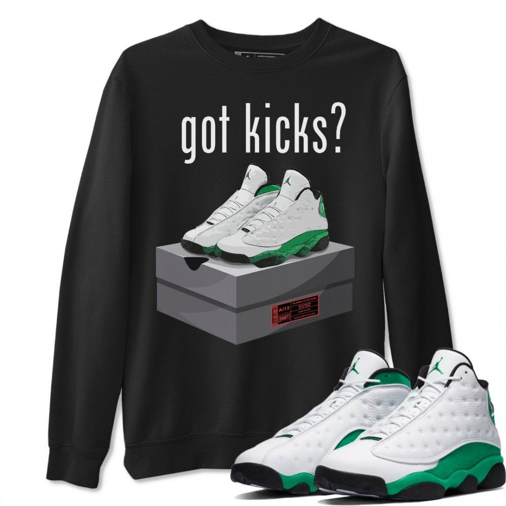 GOT KICKS SWEATSHIRT - AIR JORDAN 13 LUCKY GREEN