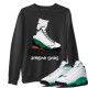 JORDAN GANG SWEATSHIRT - AIR JORDAN 13 LUCKY GREEN