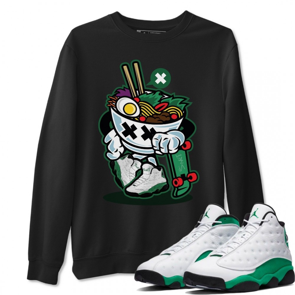 RAMEN STYLE SWEATSHIRT - AIR JORDAN 13 LUCKY GREEN