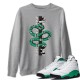 SNAKE SWEATSHIRT - AIR JORDAN 13 LUCKY GREEN