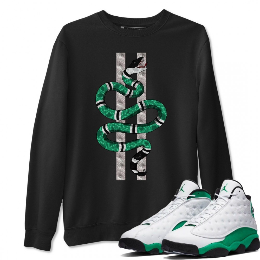 SNAKE SWEATSHIRT - AIR JORDAN 13 LUCKY GREEN