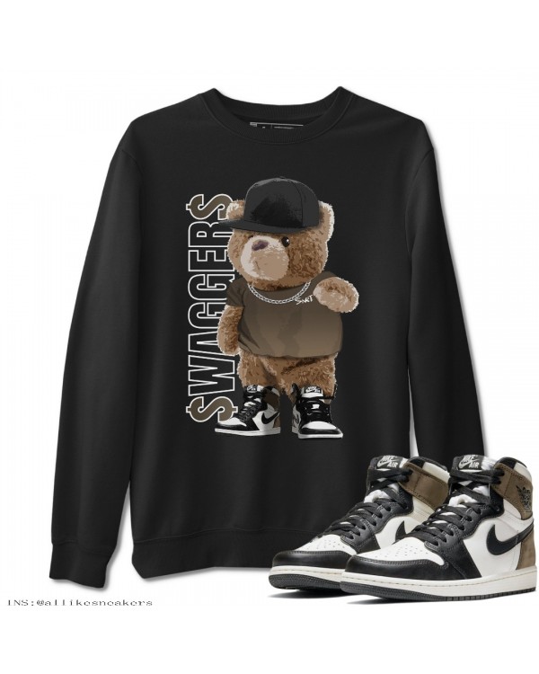 BEAR SWAGGERS SWEATSHIRT - AIR JORDAN 1 DARK MOCHA