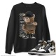 BEAR SWAGGERS SWEATSHIRT - AIR JORDAN 1 DARK MOCHA