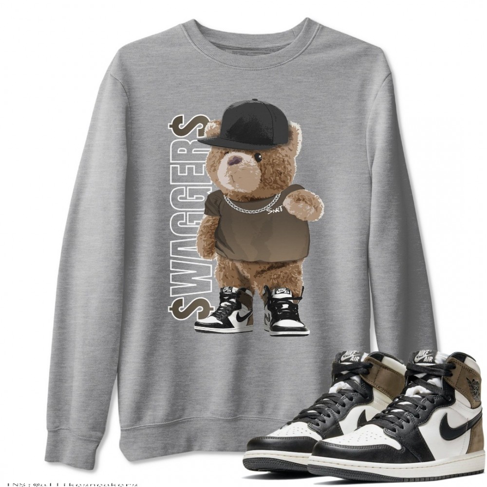 BEAR SWAGGERS SWEATSHIRT - AIR JORDAN 1 DARK MOCHA