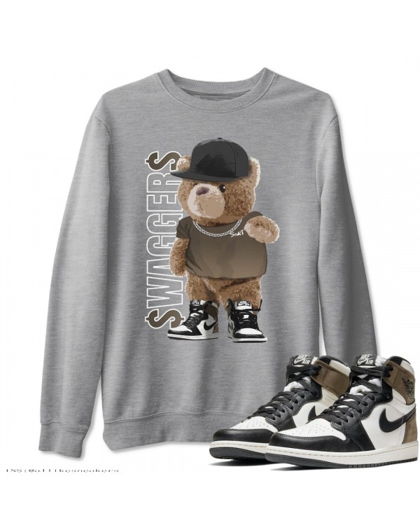 BEAR SWAGGERS SWEATSHIRT - AIR JORDAN 1 DARK MOCHA