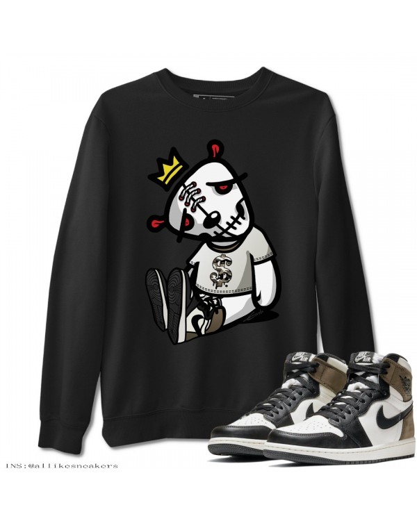 DEAD DOLLS SWEATSHIRT - AIR JORDAN 1 DARK MOCHA