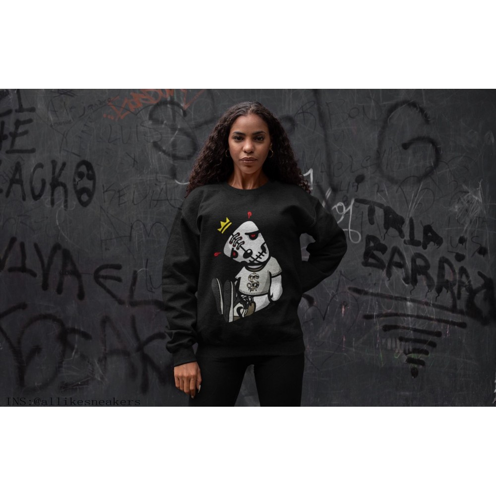 DEAD DOLLS SWEATSHIRT - AIR JORDAN 1 DARK MOCHA