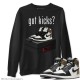 GOT KICKS SWEATSHIRT - AIR JORDAN 1 DARK MOCHA