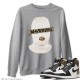 WARNING SWEATSHIRT - AIR JORDAN 1 DARK MOCHA