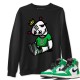 DEAD DOLLS SWEATSHIRT - AIR JORDAN 1 LUCKY GREEN