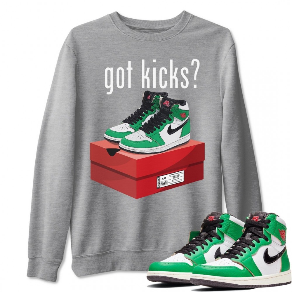 GOT KICKS SWEATSHIRT - AIR JORDAN 1 LUCKY GREEN