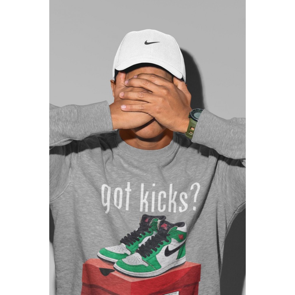 GOT KICKS SWEATSHIRT - AIR JORDAN 1 LUCKY GREEN