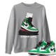 JORDAN GANG SWEATSHIRT - AIR JORDAN 1 LUCKY GREEN