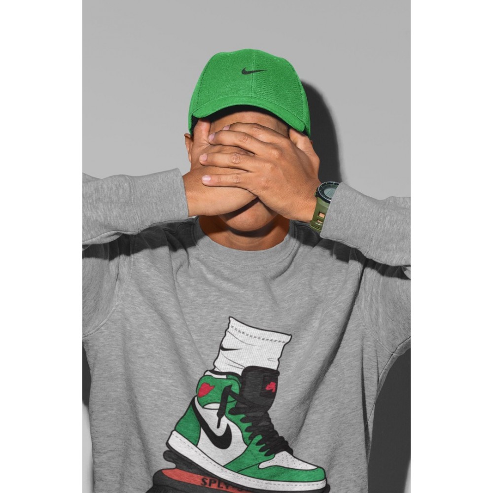 JORDAN GANG SWEATSHIRT - AIR JORDAN 1 LUCKY GREEN