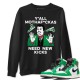 YALL NEED NEW KICKS SWEATSHIRT - AIR JORDAN 1 LUCKY GREEN