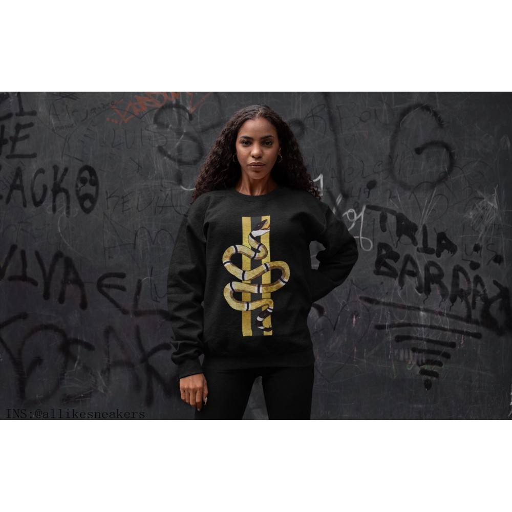 SNAKE SWEATSHIRT - AIR JORDAN 1 METALLIC GOLD