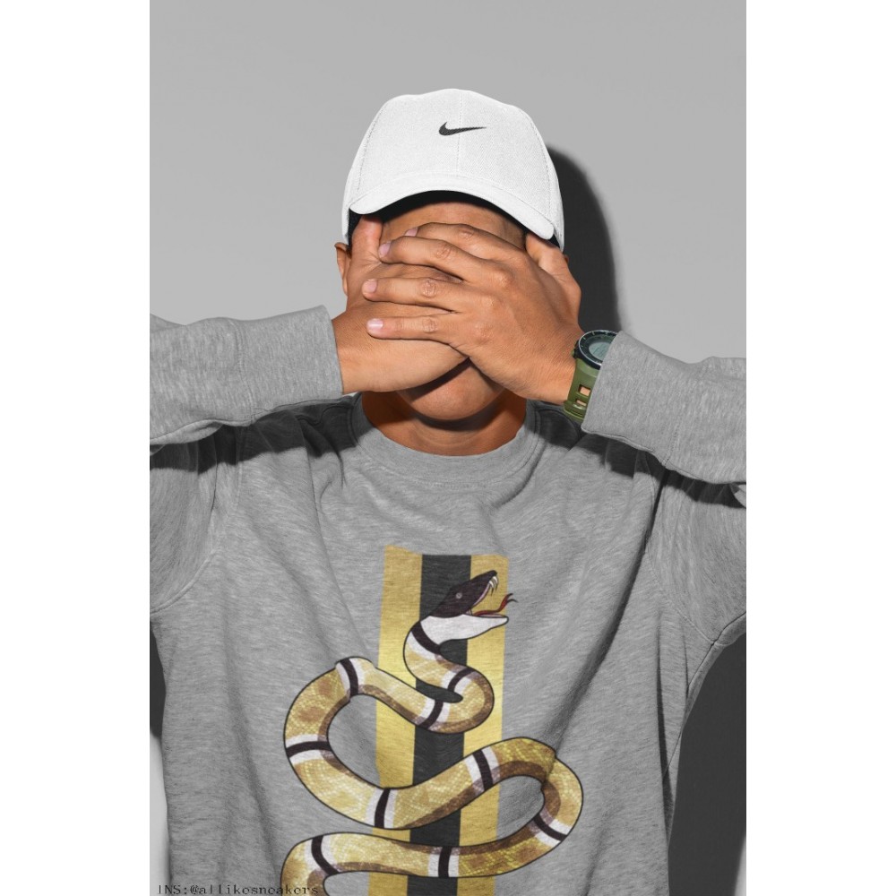 SNAKE SWEATSHIRT - AIR JORDAN 1 METALLIC GOLD