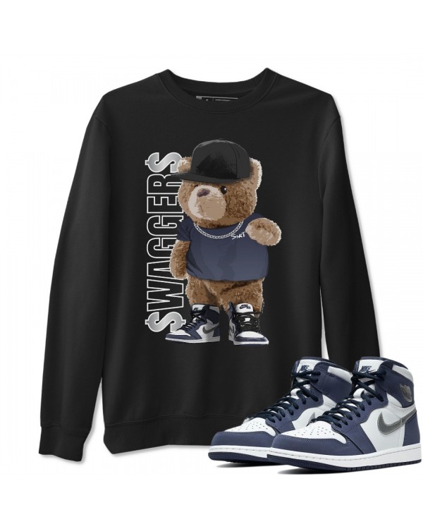 BEAR SWAGGERS SWEATSHIRT - AIR JORDAN 1 MIDNIGHT NAVY