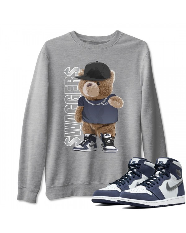 BEAR SWAGGERS SWEATSHIRT - AIR JORDAN 1 MIDNIGHT NAVY