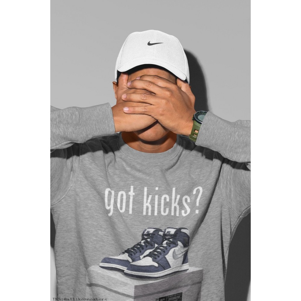 GOT KICKS SWEATSHIRT - AIR JORDAN 1 MIDNIGHT NAVY