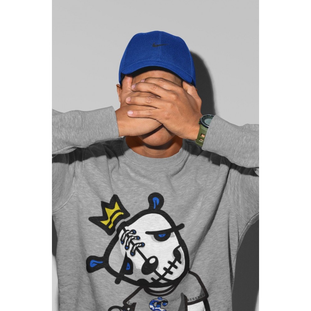 DEAD DOLLS SWEATSHIRT - AIR JORDAN 3 VARSITY ROYAL