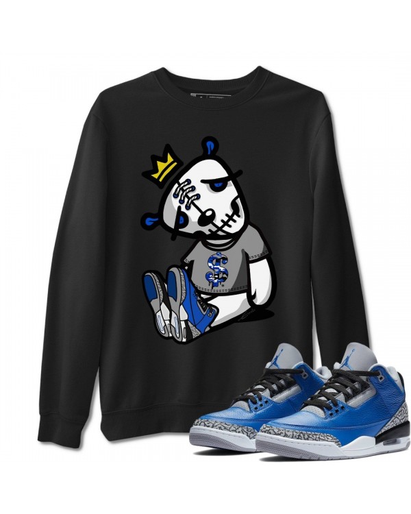 DEAD DOLLS SWEATSHIRT - AIR JORDAN 3 VARSITY ROYAL