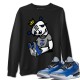 DEAD DOLLS SWEATSHIRT - AIR JORDAN 3 VARSITY ROYAL