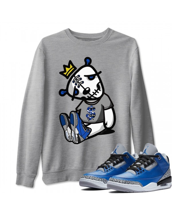 DEAD DOLLS SWEATSHIRT - AIR JORDAN 3 VARSITY ROYAL