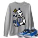 DEAD DOLLS SWEATSHIRT - AIR JORDAN 3 VARSITY ROYAL