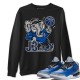 ELEPHANT SWEATSHIRT - AIR JORDAN 3 VARSITY ROYAL