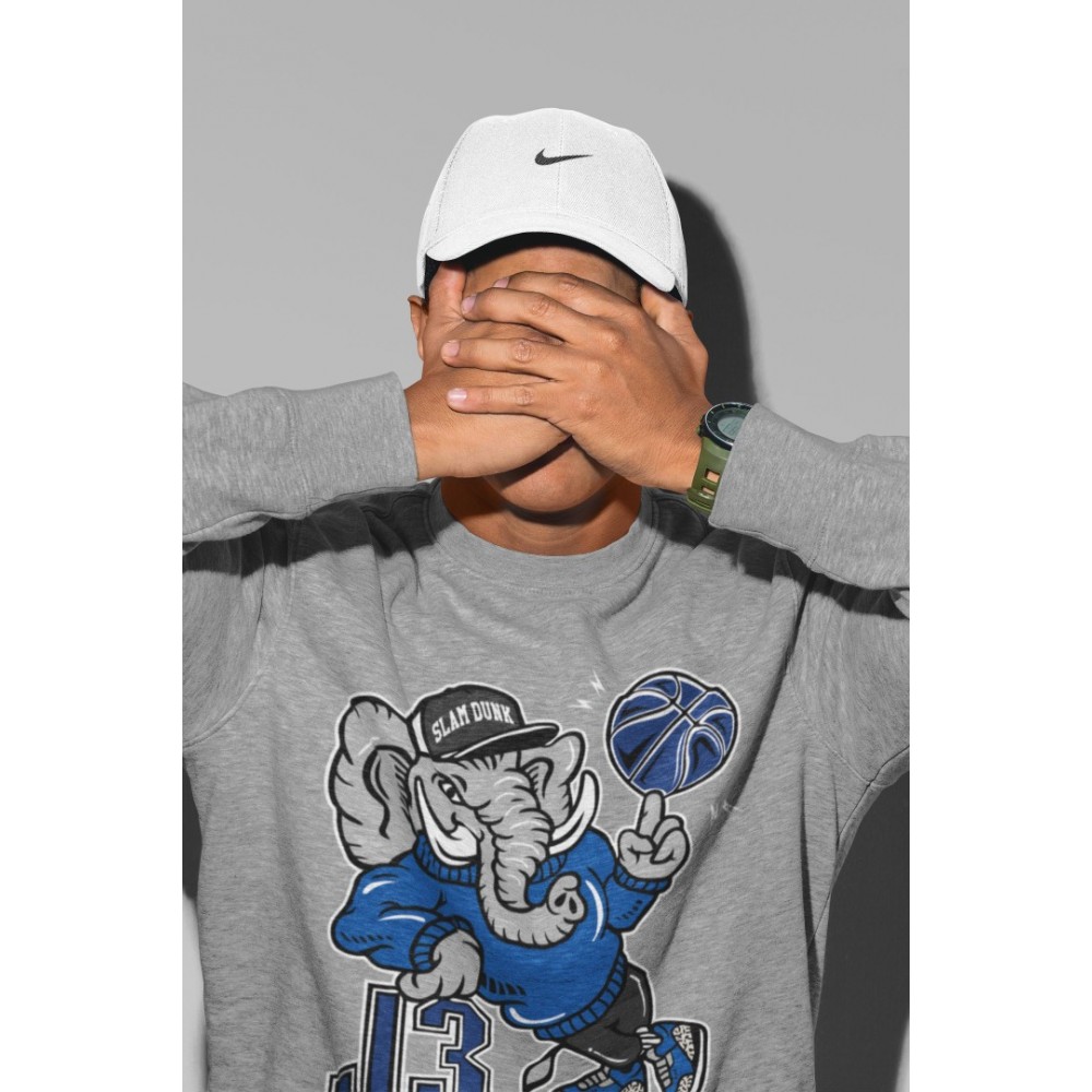 ELEPHANT SWEATSHIRT - AIR JORDAN 3 VARSITY ROYAL