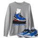 JORDAN GANG SWEATSHIRT - AIR JORDAN 3 VARSITY ROYAL